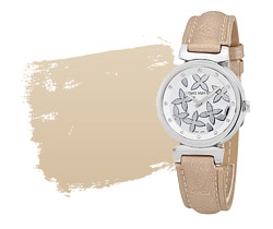 Бежевые часы