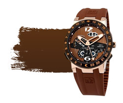 Коричневые часы