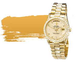 Золотистые часы